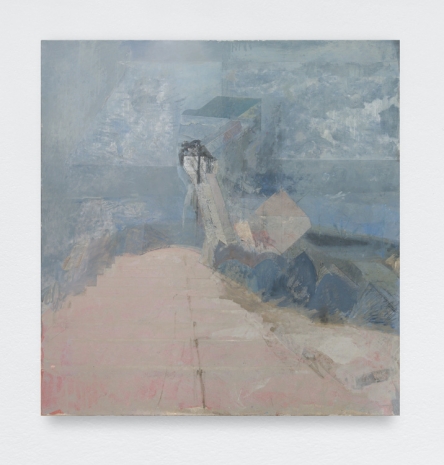 Edi Hila, La maison dans la montagne 2, 2025 , Galerie Mitterrand