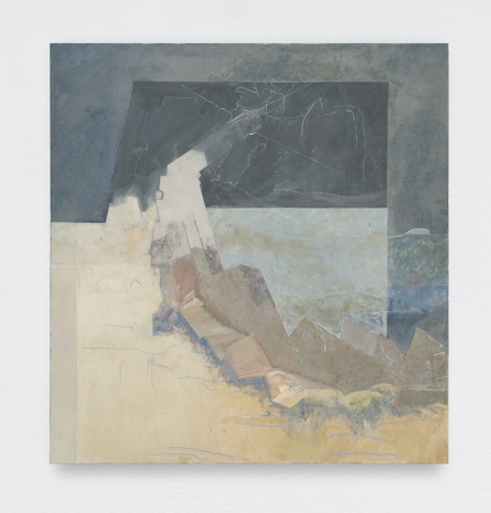 Edi Hila, La maison dans la montagne 3, 2025 , Galerie Mitterrand