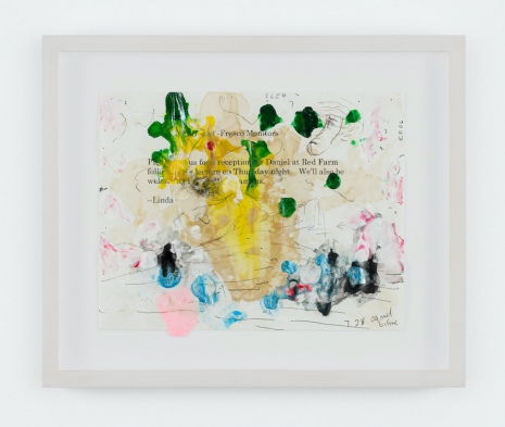 POPE.L , Failure Drawing #273 Fresco Monitors Yellow, green, blue coffee, 2004–2006 , Modern Art