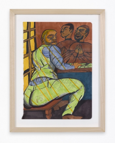 Jonathan Lyndon Chase, Holy light on Piano Players Back, 2025 , Giò Marconi