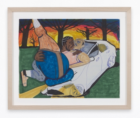 Jonathan Lyndon Chase, Car dent by sunset, 2025 , Giò Marconi