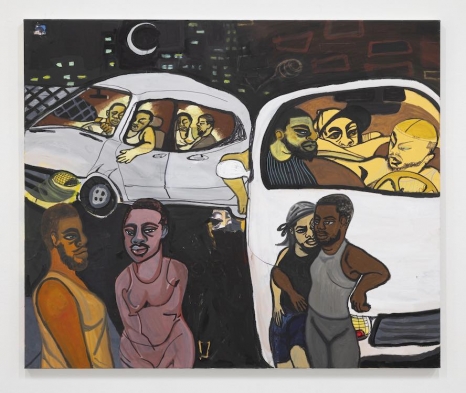 Jonathan Lyndon Chase, Driving by parked friends, beautiful passengers, 2025 , Giò Marconi