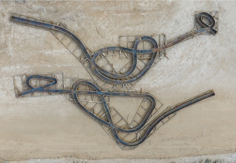 Michael Heizer, Convoluted Line A / Convoluted Line B , 2024, Gagosian