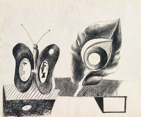 Arshile Gorky, Untitled (Butterfly and Leaf), ca. 1932 – 1934 , Hauser & Wirth