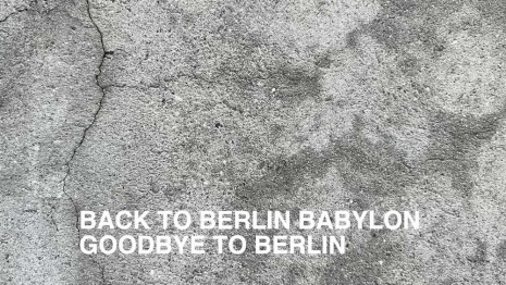 Karl Holmqvist, BERLIN TRILOGY PART I, 2025 - 2026 , Galerie Neu