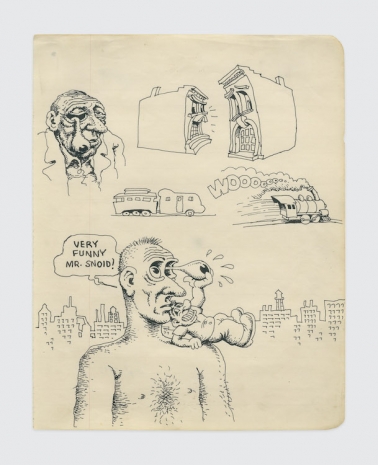 R. Crumb, Very Funny Mr. Snoid, c. 1960-1969 , David Zwirner