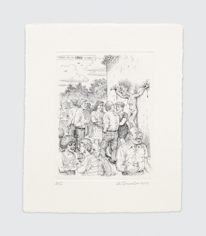 R. Crumb, I'm Dying Up Here, 2023 , David Zwirner