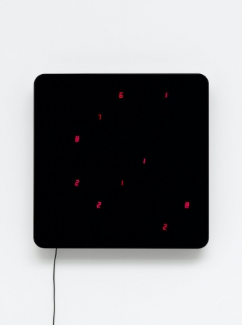 Tatsuo Miyajima , Life (Ku-wall) - no.3 , 2014  , Sies + Höke Galerie