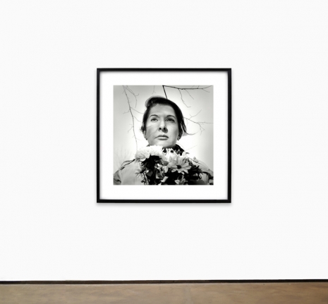 Marina Abramović , Portrait with Flowers, 2009 , Sean Kelly