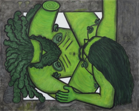 Carroll Dunham, Qualiascope: Box of Light, 2021 , Tim Van Laere Gallery
