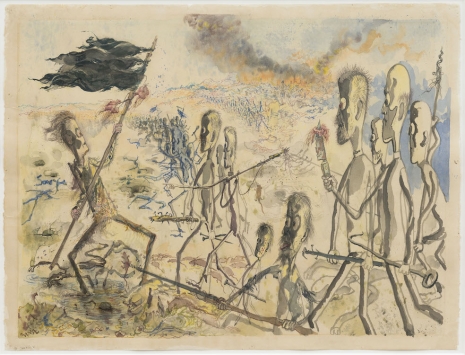 George Grosz , The Invasion, 1947 , Tim Van Laere Gallery