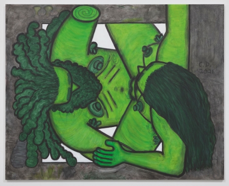 Carroll Dunham , Qualiascope: Box of Light, 2021 , Tim Van Laere Gallery