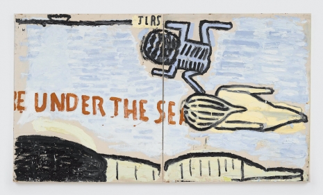 Rose Wylie , Under the Sea, 2020 , Tim Van Laere Gallery