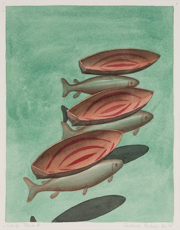 Thomas Huber , Schiff-Fisch 7, 2018 , Monica De Cardenas