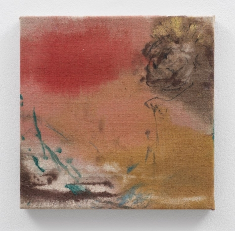 Leiko Ikemura, Red Scape, 2023 , Lisson Gallery