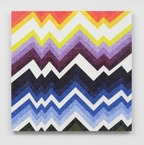 Ding Yi , Appearance of Crosses 2025-7, 2025 , Lisson Gallery