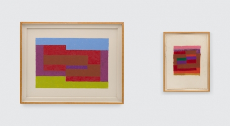 Josef Albers, To Mitla / Study for painting on a Victrola gramophone cover, 1940 / c. 1940, David Zwirner