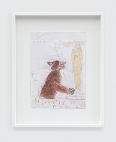 Rose Wylie, Bear and Bette, 2026, David Zwirner