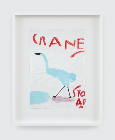 Rose Wylie, Lorry Art (Crane), 2010 , David Zwirner