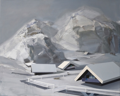 Ulf Puder, Dorfstraße im Winter, 2026, AKINCI