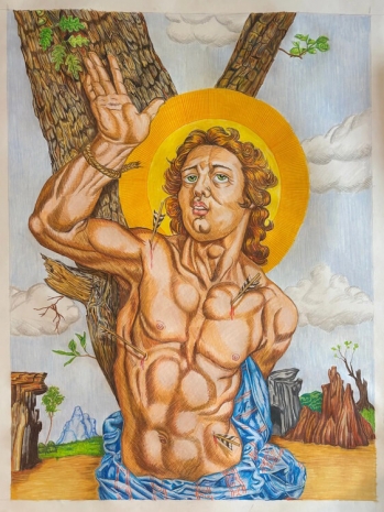 Peter McGough , Saint Sebastian, 2025 , GAVLAK
