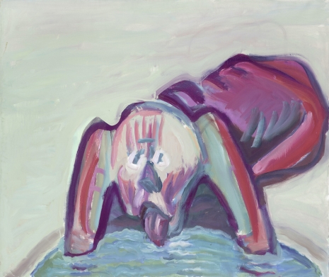 Maria Lassnig, Durst (Thirst), 1985 , Petzel Gallery