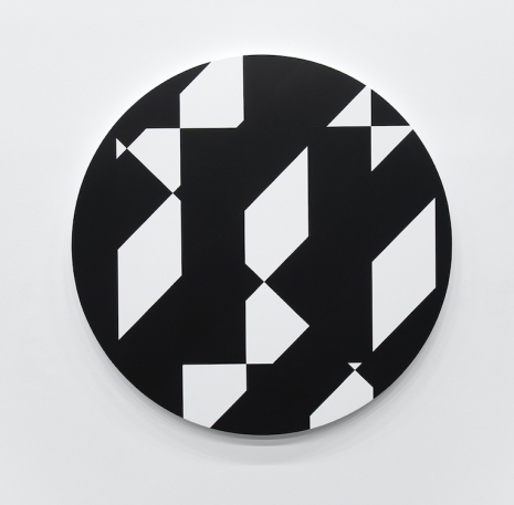 François Morellet, Encerclement, tirets 90°-45°, 2007, Mennour