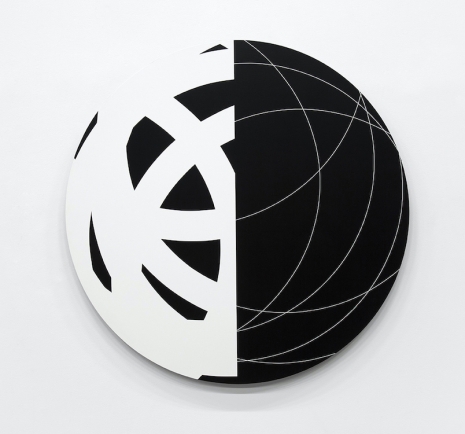 François Morellet, Négatif n°2 (l’une et l’autre n°2, 8 cercles), 2008, Mennour