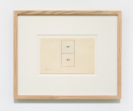 François Morellet, Sans titre (dessin - projet), 1953, Mennour