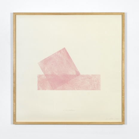 François Morellet, À croupeton, 1987, Mennour