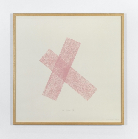 François Morellet, La brouette, 1987, Mennour