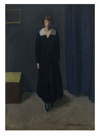Niklaus Stoecklin, Junge Frau in dunklem Kleid (Young Woman in a Dark Dress), 1925 , Hauser & Wirth