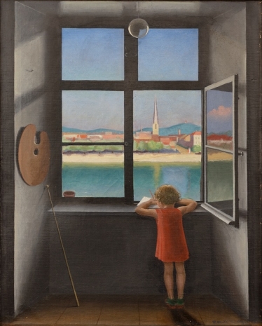 Niklaus Stoecklin, Fensterausblick (View from a Window), 1928 , Hauser & Wirth