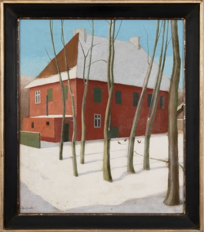 Niklaus Stoecklin, Haus im Schnee (House in the Snow), 1922 , Hauser & Wirth