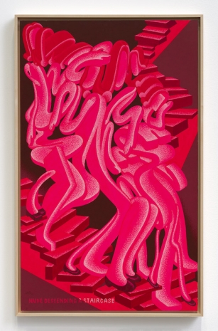 Peter Saul, Nude Descending a Staircase, 1977, Gladstone Gallery