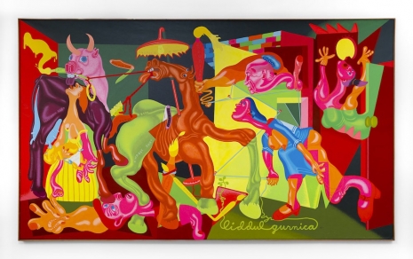 Peter Saul, Little Guernica, “Liddul Guernica”, 1973 , Gladstone Gallery