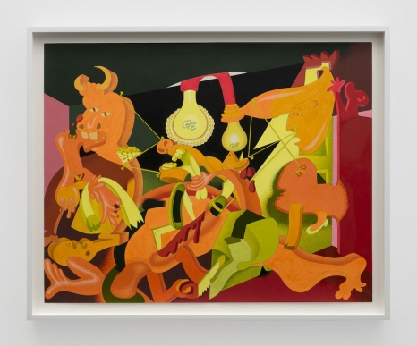 Peter Saul, Guernica (Orange), 1977, Gladstone Gallery