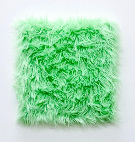Sylvie Fleury , Cuddly Painting (pistachio), 2026 , Galerie Mezzanin