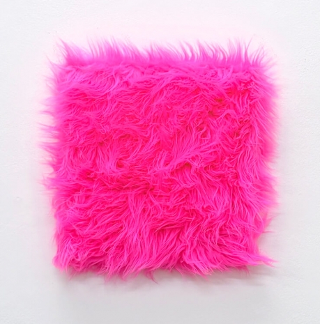 Sylvie Fleury , Cuddly Painting (pink fluorescent), 2026 , Galerie Mezzanin