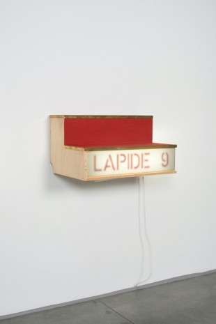Martin Kippenberger, Cineastenabgang (LAPIDE 9) Cineastes' Egress (LAPIDE 9), 1990 , Galerie Gisela Capitain