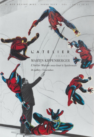 Martin Kippenberger, L'atelier de Matisse sousloué à Spiderman Matisse's Studio Sublet to Spiderman, 1996 , Galerie Gisela Capitain