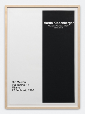 Martin Kippenberger, “Sognatore Americano in Italia”, 1990 , Galerie Gisela Capitain
