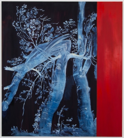Uwe Wittwer, Arbre négatif d'après Poussin (Tree negative after Poussin / Baum negativ nach Poussin), 2025 , Galerie Peter Kilchmann