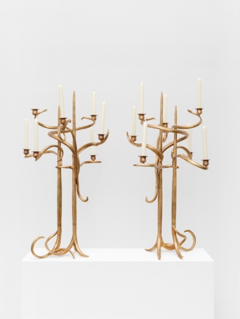 Claude Lalanne , Paire de candélabres, 2017, Galerie Mitterrand