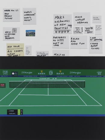 Jonas Wood, Shanghai Masters, 2025 , Gagosian