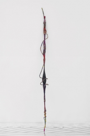 Jim Lambie , Psychedelic Soul Stick #82, 2024 , Anton Kern Gallery