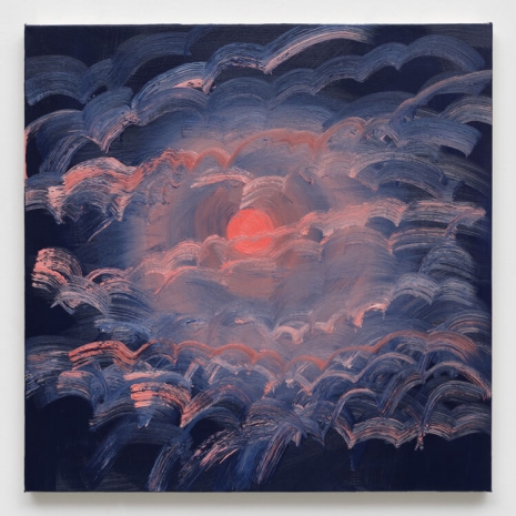 Ann Craven , Moon (April Red), 2025, 2025, Anton Kern Gallery