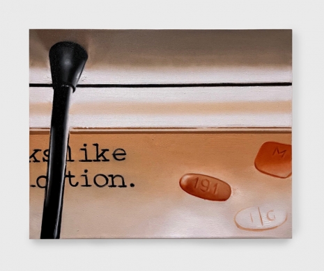 Wilhelm Sasnal , Ad against methadone, 2025 , Anton Kern Gallery