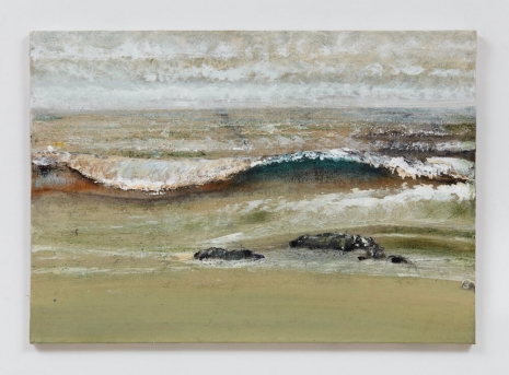 Merlin James , Wave & Rocks, 2005 , Anton Kern Gallery