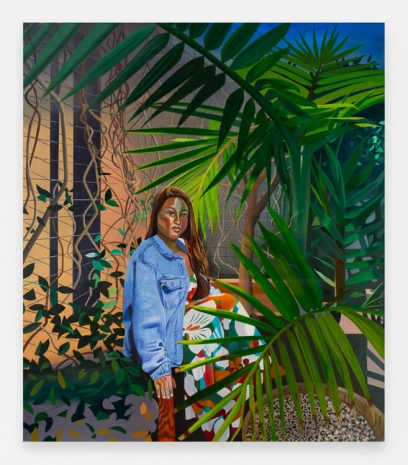 Aliza Nisenbaum , Marisol's Nighttime Porch, 2024, Anton Kern Gallery